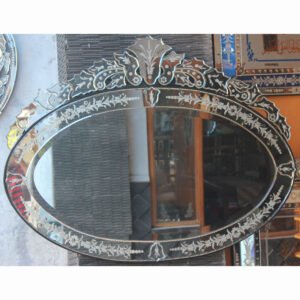 MG 003034 Venetian Landscape Oval Mirror