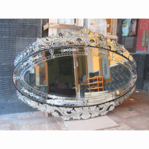 MG 003036 Venetian Landscape Oval Mirror