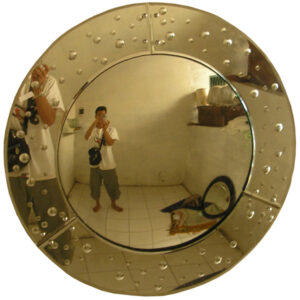 MG 004012 Wall Mirror Round Bubble Rendom