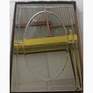 MG 004089 Glass Framed Beveled Mirror