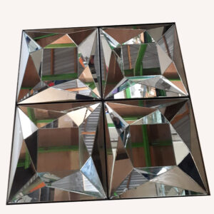 MG 004564 Geometric Wall Mirror Square
