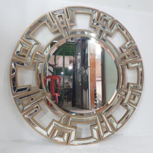 MG 004617 Key Mirror Round Gold