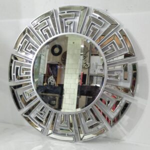MG 004620 Key Mirror Round Silver