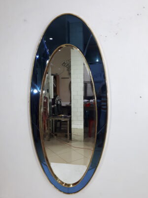 MG 004651 Oval Wall Mirror Frame Blue