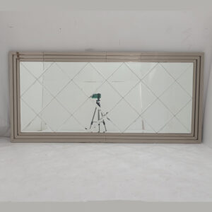 MG 004665 Beveled Wall Mirror Frame Brown