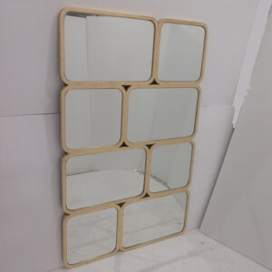 MG 004669 Modern Mirror List Gold Leaf