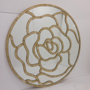 MG 004672 Modern Wall Mirror Gold Round