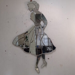 MG 004677 Modern Wall Mirror Style Retro Figural Lady