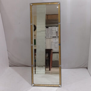 MG 004691 Standing floor Mirror long Gold