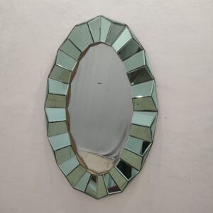 MG 004723 Wall Mirror Oval 3D Green
