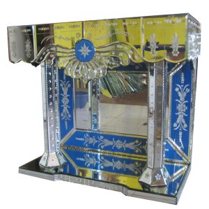 MG 006039 Venetian Mirror Desk Blue