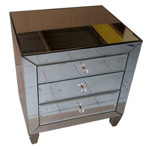 MG 006096 Mirrored Bedside Table