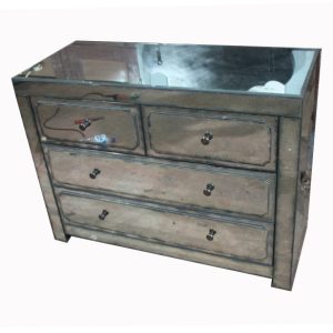 MG 006104 Cabinet Antique Mirror 4 Drawers