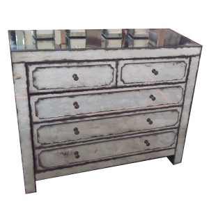 MG 006122 Cabinet Antique Mirror 5 Drawers