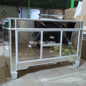 MG 006204 Mirrored Funiture Cabinet Wash Table