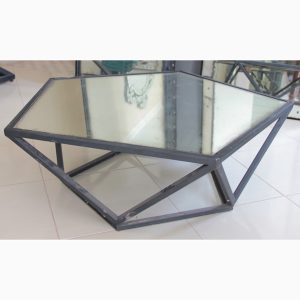 MG 006219 Coffe Table Metal Black Octagonal