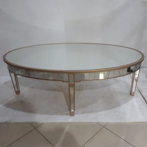 MG 006273 Table Oval Silver Mirror