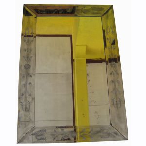 MG 014005 Antique Mirror With Carved