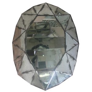 MG 014030 Antique Mirror 3D Oval