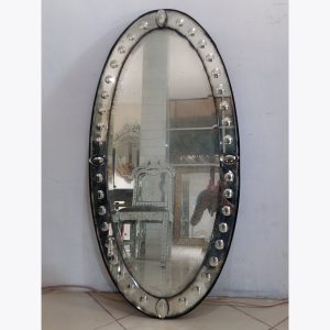 MG 014042 Bubble Oval Antique Mirror