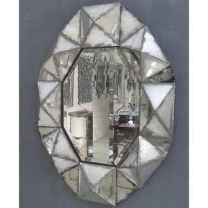 MG 014045 Oval 3D Antique Mirror