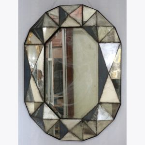 MG 014045 Antique Mirror Oval 3D