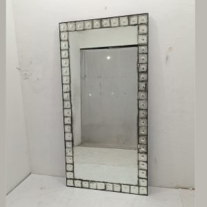 MG 014114 Rectangular Bubble Antique Mirror