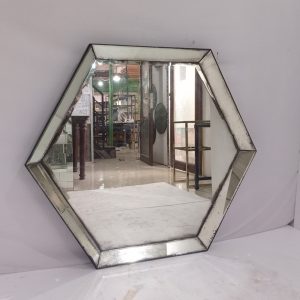MG 014132 Hexagonal Antique Mirror