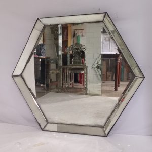 MG 014132 Hexagonal Antique Mirror