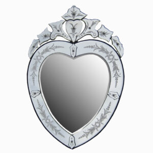 MG 018002 Bathroom Mirror Heart