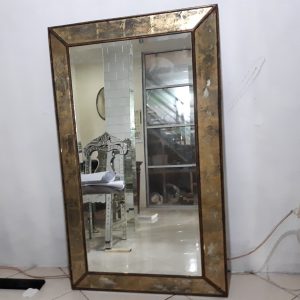 MG 018029 Eglomise Rectangular Mirror
