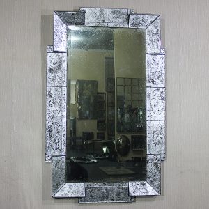 MG 018037 Vere Eglomise Silver Mirror