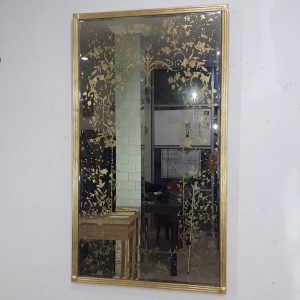 MG 018052 eglomise gold acid mirror