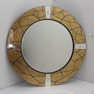 MG 018080 Eglomise Round Mirror