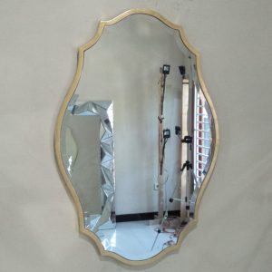 MG 030054 Wooden Frame Mirror Gold Leaf