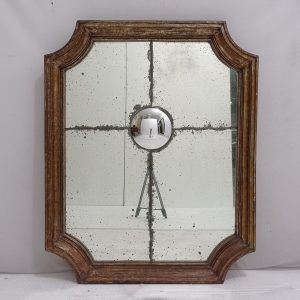 MG 030082 Antique Uk 92 x 74 cm Convex Mirror 15 cm (1)