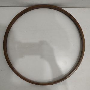 MG 030103 Round frame wood 60cm Silver Mirror (4)