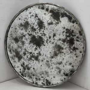 MG 030122 Round Mirror antique Alumunium Frame Silve (3)