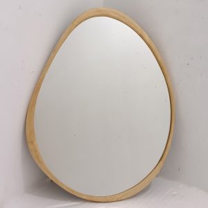 MG 030126 Organic Wall Mirror Frame teak wood 69 x 56 cm (3)