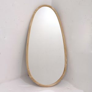 MG 030127 Organic Oval Wall Mirror Frame Kayu 80 cm x 40 cm (4)