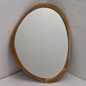 MG 030128 Organic Wall Mirror Frame Teak Wood 71 x 55 cm (8)