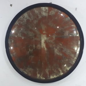 MG 050030 Brown Convex Antique Mirror 95cm (1)