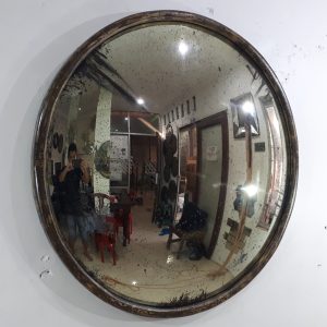 MG 050048 Mirror Silver Antique with Frame 25mm Rustic by wood frame (1)