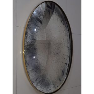 MG 050072 Oval Convex Silver Antique with brass solid (1)