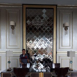 MG 065003 Brown&Silver Mirror