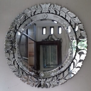 MG 080012 Venetian Mirror Round Full Crown