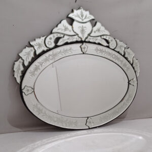 MG 080088 Venetian Oval Mirror Landscape